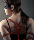 10m shibari bondage lano, červené