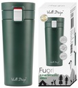 VIALLI TERMÁLNY hrnček na kávu FUORI, ZELENÝ, 400 ml
