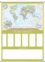 Plán lekcie na stene - Politická mapa sveta