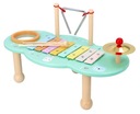 NÁSTROJE HRAČKY NÁSTROJE MONTESSORI MUSIC STôL PRE DETI 3+