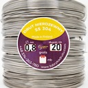 Nerezová modelka modely bielych SS 304 0,8 mm 20 m