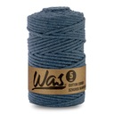 Bavlnená šnúra 5mm, 100m, denim