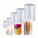 Formy formy na odlievanie sviečok poháre 5 ks výber