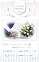 Svadobná karta so sprievodcom manželstva Lux SAB17