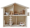 Drevený domček pre bábiky Nunukids + nábytok