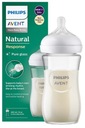 AVENT SKLENENÁ FĽAŠA NATURAL 3 RESPONSE 240ML 1M+