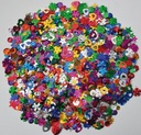 DIY Confetti Flitre rôzne farby Ø 6-24 mm100 g