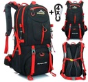 Turistický trekingový batoh Športový ľahký 50L vodotesný bedrový pás