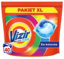 Vizir ALL-in-1 Laundry kapsule farba 40 praní