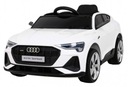 Audi E-Tron Sportback pre deti Biela + Diaľkové ovládanie + Pohon 4x4 + Štartovanie zadarmo +