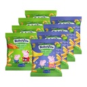 Bobovita BIO Peppa Pig chrumky s banánom a mrkvou SET 8 x 20 g