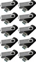 Pendrive GoodRam Twister 64GB USB 3.0 čierny a strieborný x10