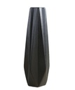 Keramická váza, moderný dizajn, čierna