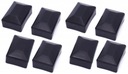 Strieška na PVC stĺpik plotu 40x60mm 100 ks