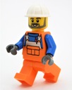 LEGO figúrka stavebný robotník cty0971 F0112