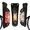 LED svietidlo bielo-červeno-oranžové svietidlo SPRINTER