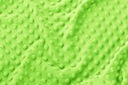 FLEECE MINKY DOTS LIMETOVÁ LÁTKA 380G JASMÍN