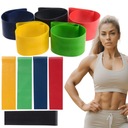 SADA 5 PÁSMI NA CVIČENIE POWERBAND ODPOROVÉ PÁSY FITNESS VYSOKÁ KVALITA
