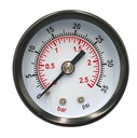 M40T axiálny manometer 0-2,5 bar 1/8 40mm kov
