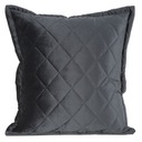 OBLIEK NA VANKÚŠ KRISTIN 1 BLACK MATTE VELVET 60x60 cm