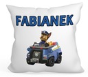 VANKÚŠ PAW PATROL CHASE 40x40+AKÉKOĽVEK MENO