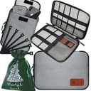 ORGANIZÉR TAŠKA POUZDRO NA KÁBLE NABÍJAČKY VELCRO NA TEPOVANIE KÁBLOV 5X ZADARMO