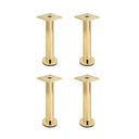 SET 4X Noha na nohy na poschodovú pohovku ZLATÁ 16cm H160 silná