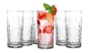 6 VYSOKÝCH BRUSÝCH POHÁR, ELEGANTNÝCH, 300 ml