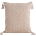Ozdobná obliečka na vankúš so strapcami BOHO/7 45x45 béžová