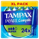 Tampóny TAMPAX PEARL COMPAK super 24 ks s aplikátorom