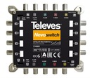 MultiSwitch 5/8 výstupy Televes 714303 NevoSwitch TV SAT 12V pre DVB-T2 antény