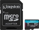 PAMÄŤOVÁ KARTA Kingston MicroSDXC Canvas Plus 64GB