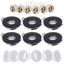 6x svietidlo Hermetické IP44 + podhľad LED GU10 7W