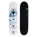 Klasický skateboard TEMPISH Blue Wolf ABEC5, biely