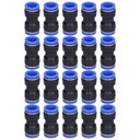 20 ks Priamy Push to Pneumatic Connector