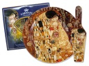 Dekoračný tanier so špachtľou G. Klimt Kiss