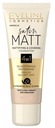Eveline Satin Matt Mattifying foundation Vanilla 102