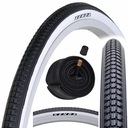 PNEUMATIKA 27 x 1 1/4 BIELA ​​SIDEKENDA + DUBA 27 AV