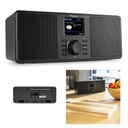 Digitálne rádio do domácej kancelárie DSP FM DAB+ BT alarm