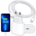 ADAPTÉR RÝCHLONABÍJAČKY 20W PRE IPHONE USB C + USB C KÁBEL PRE BLESK 1M
