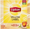 LIPTON Yellow Label čaj 100 obálok s visačkou