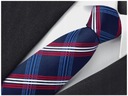 Pánska kravata GREG kárované mikrovlákno JACQUARD g87