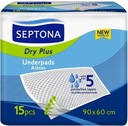 Hygienické podložky Septona Dry Plus 15 kusov