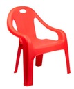 Plastová stolička Statplast červená