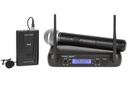 Azusa WR-358LD VHF mikrofón s dvoma mikrofónmi + klip