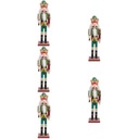 5x Vianočné figúrky Luskáčika na párty