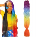 Vrkoče zo syntetických vlasov 120 cm ombre