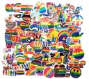 Nálepka PRIDE LGBT, nálepka, 100 ks