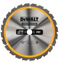 Pílový kotúč na drevo DeWALT DT1961 315 x 30 24 zubov