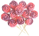 CUKROVÁ DEKORÁCIA PUSTÍNOVÉ LOLLIES PUSNINKY TOPPER 12x